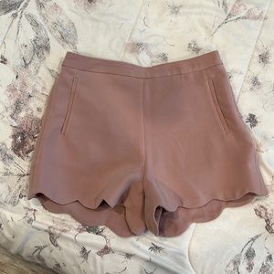 NWT scalloped shorts